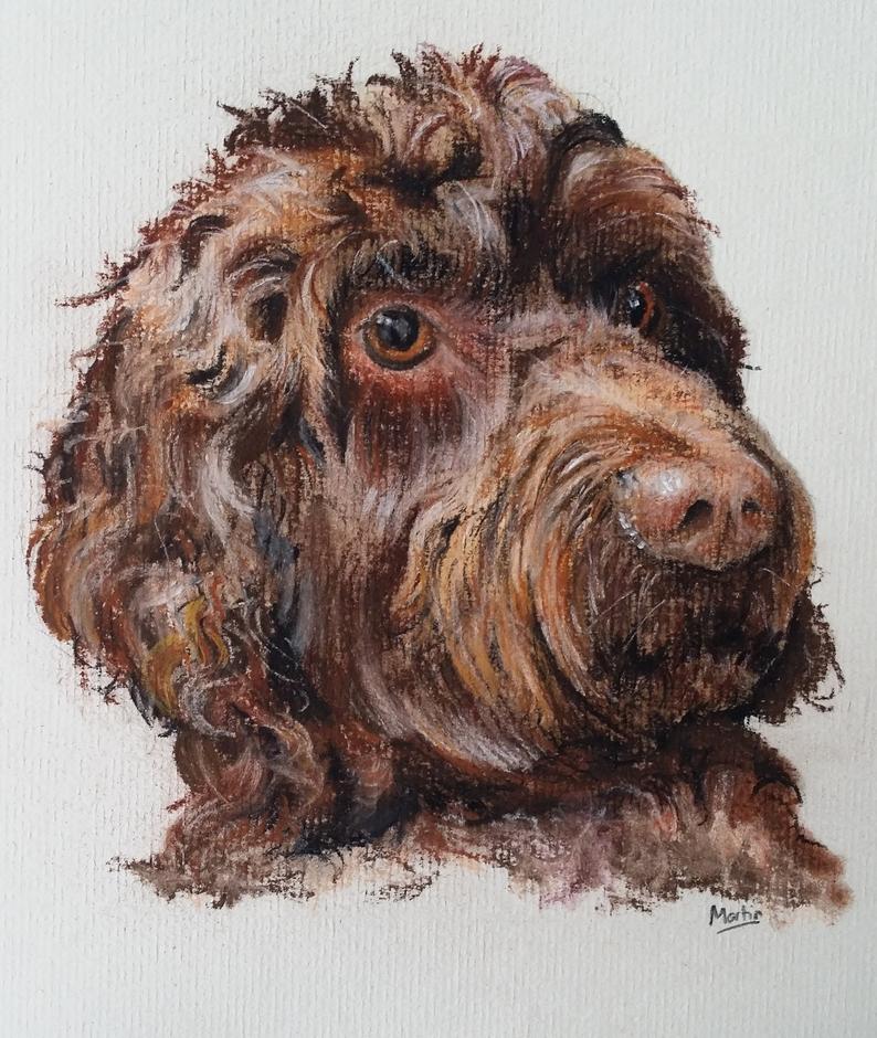 custom portrait, dog portrait